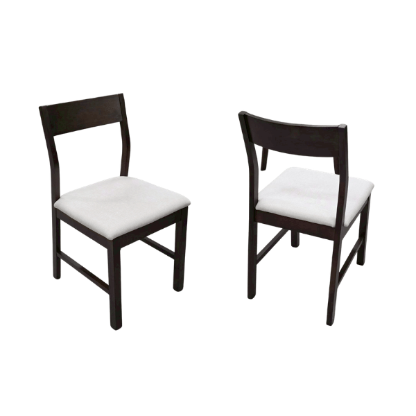 ชุดโต๊ะอาหารไม้ 4 ที่นั่ง WISDOM DESIGN FURNITURE รุ่น YOSHI 120 ซม. สีวอลนัท